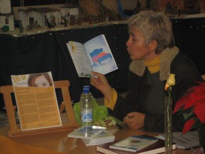 La imagen de la autora